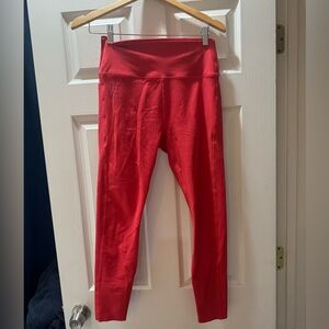 Peloton Cadant Leggings Red - Large